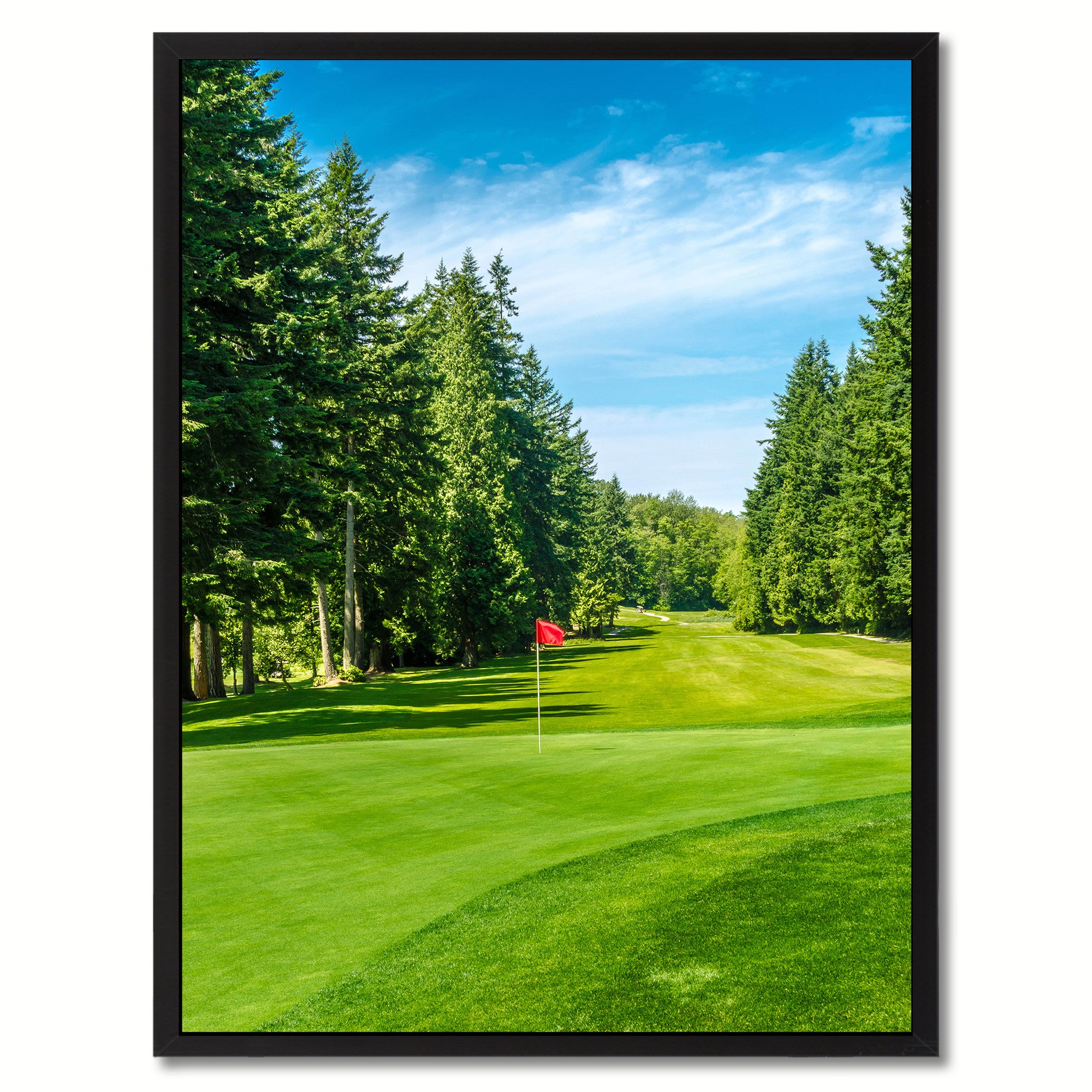 Vancouver Canada Golf Course Photo Canvas Print Pictures Frames Home Décor Wall Art Gifts