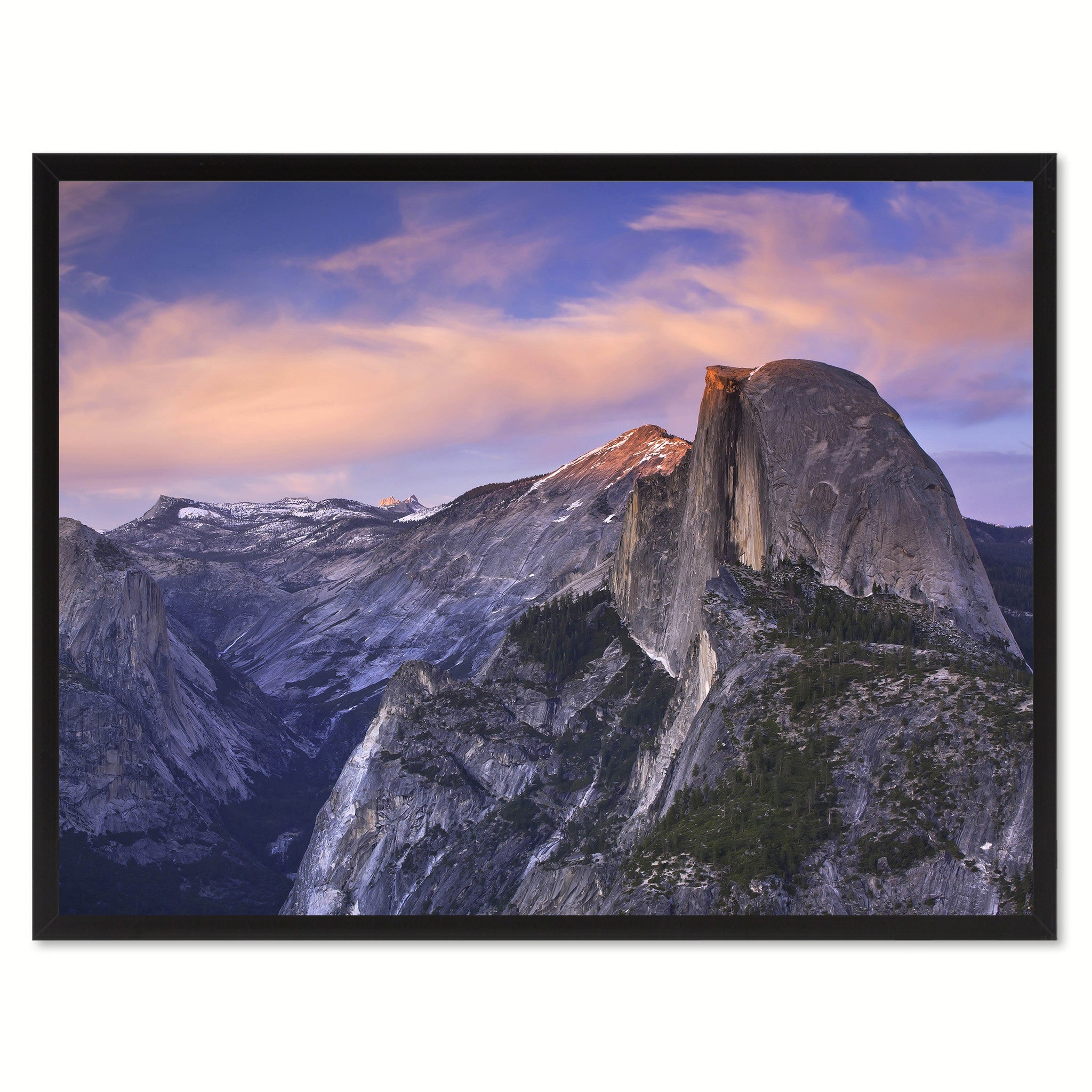 Half Dome California Landscape Photo Canvas Print Pictures Frames Home Décor Wall Art Gifts
