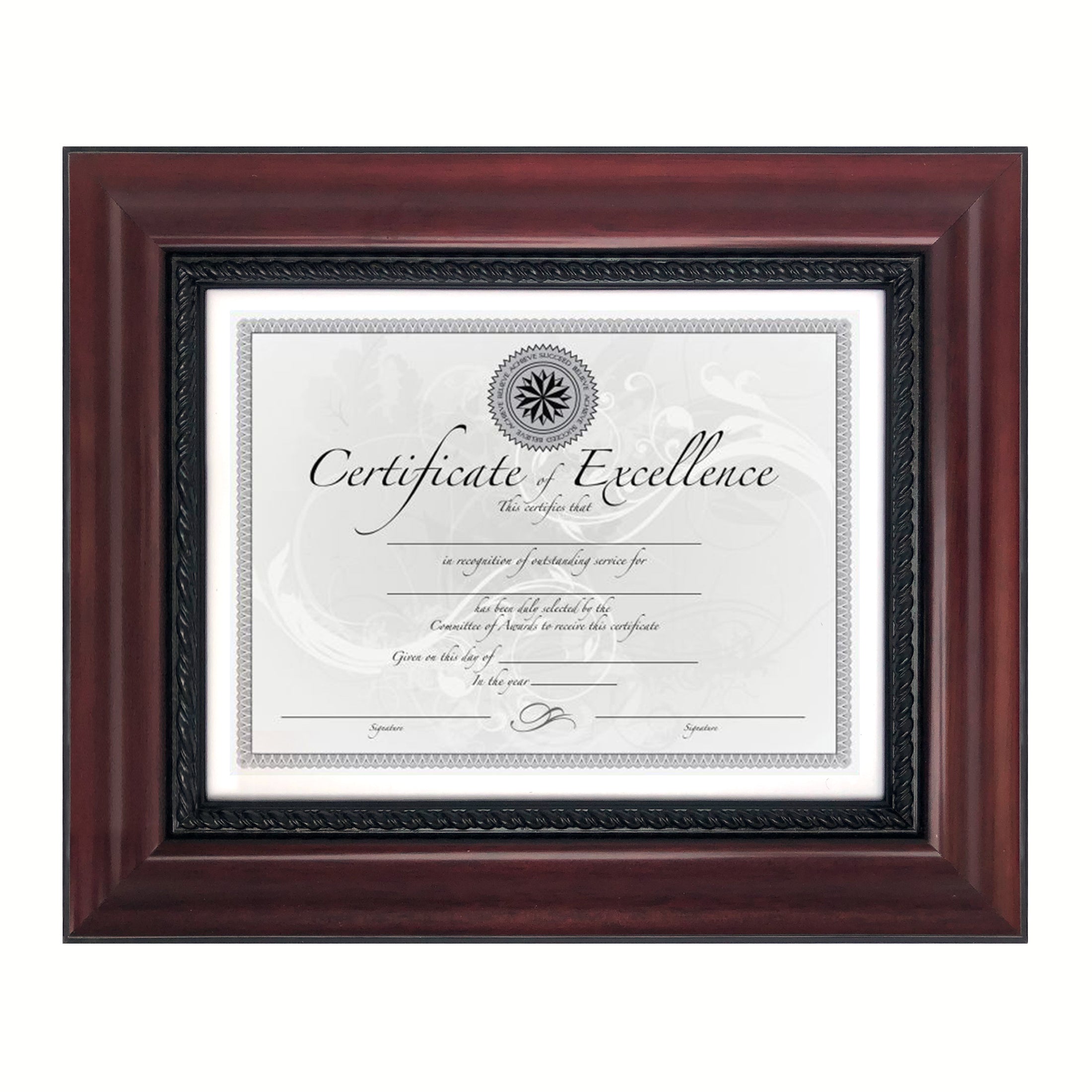 Classic Style Designer Edition Wood Frame Certificate Award Document Photo Picture Frames