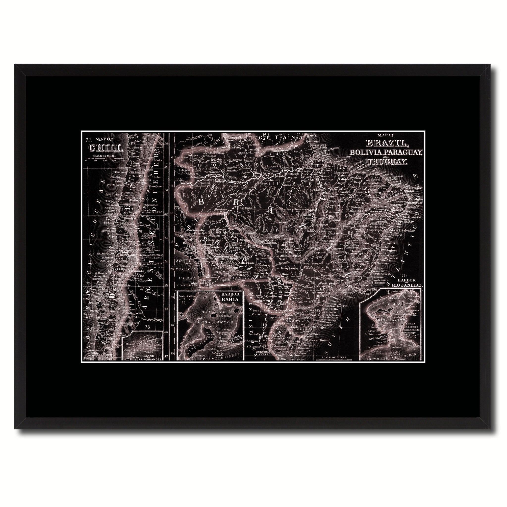Afghanistan Persia Iraq Iran Vintage Vivid Sepia Map Canvas Print, Picture Frames Home Decor Wall Art Decoration Gifts