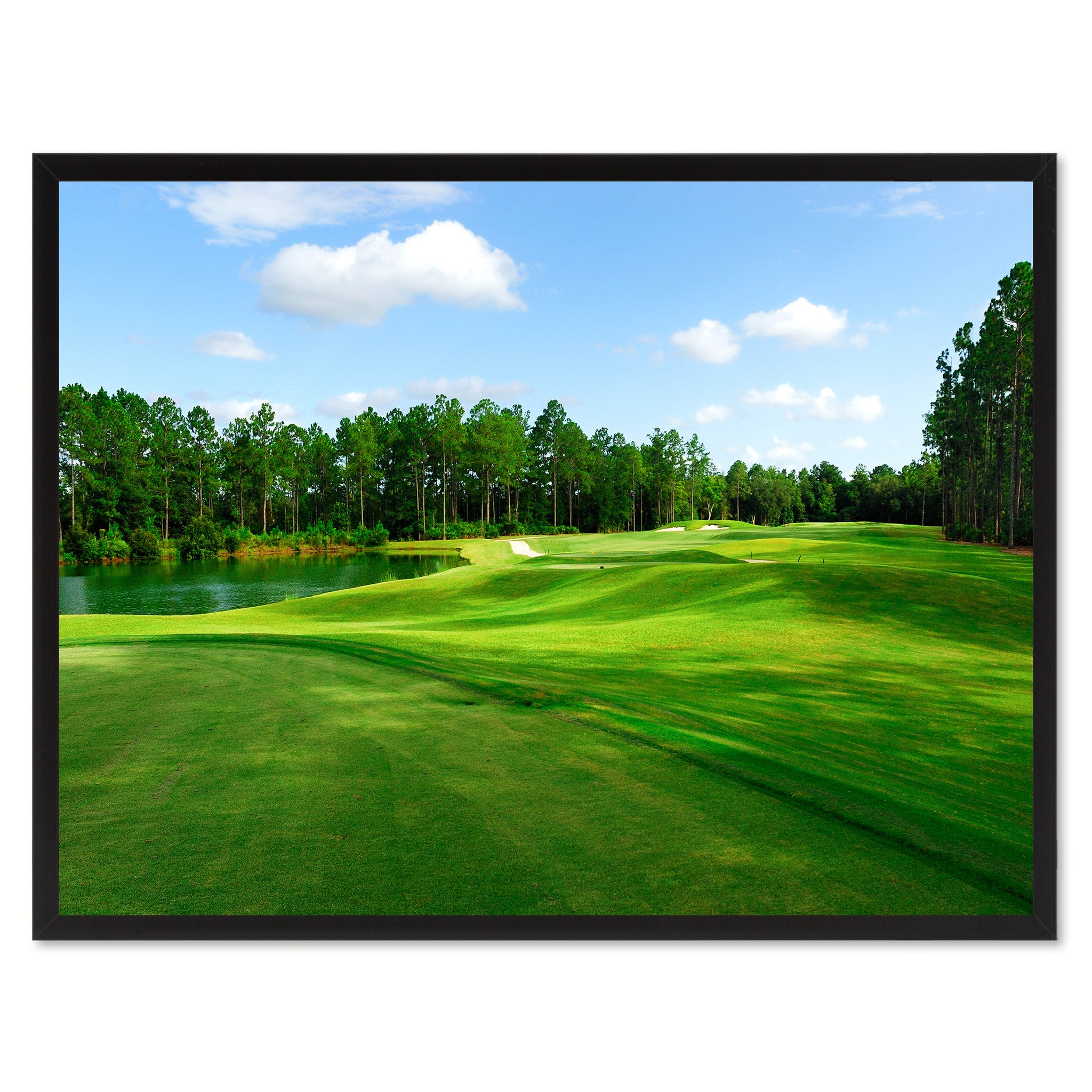 Fleming Island Golf Course Photo Canvas Print Pictures Frames Home Décor Wall Art Gifts