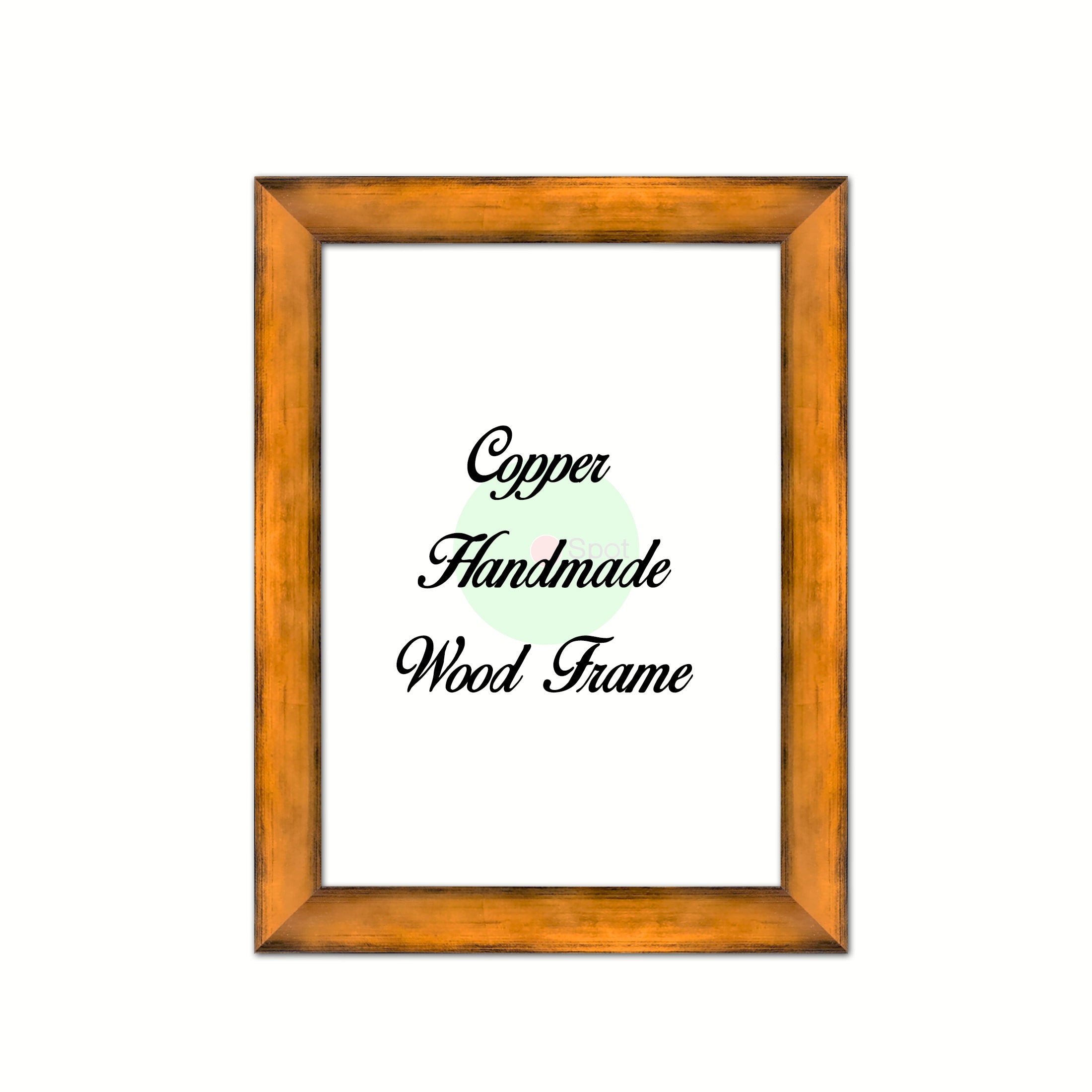 Copper Wood Frame Signature Framed Perfect Modern Comtemporary Photo Art Gallery Poster Photograph Wall Decor