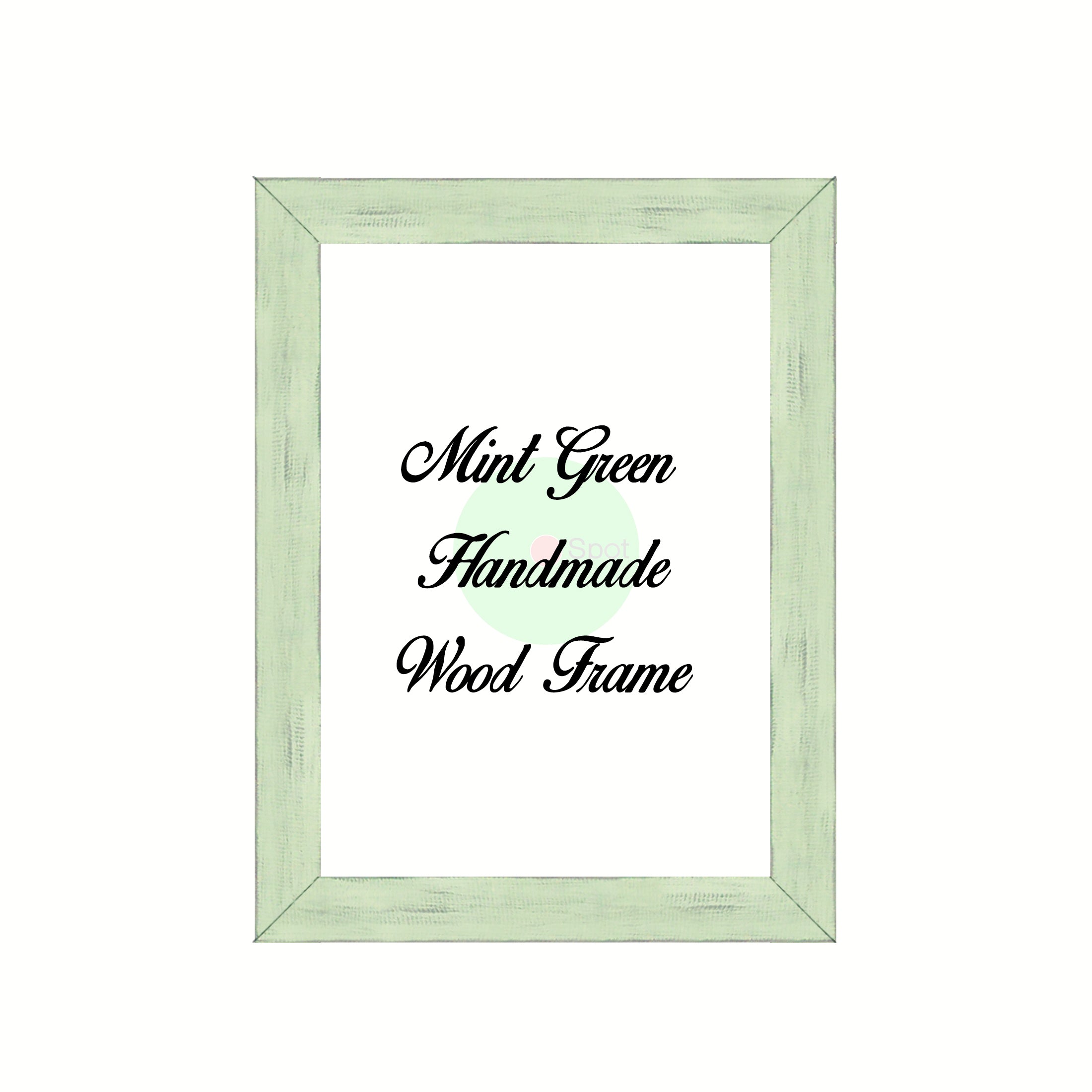 Mint Green Wood Frame Wholesale Farmhouse Shabby Chic Picture Photo Poster Art Home Decor