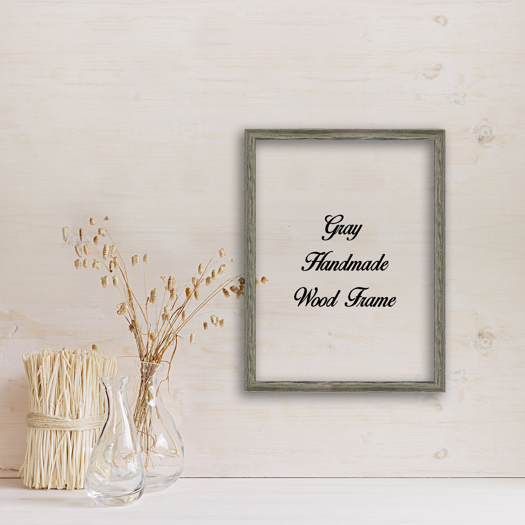 Gray Barn Wood Shabby Chic Decor Distressed Perfect for Picture Photo Poster Canvas Wedding Art Artwork Handmade Frame Beach Decoration
