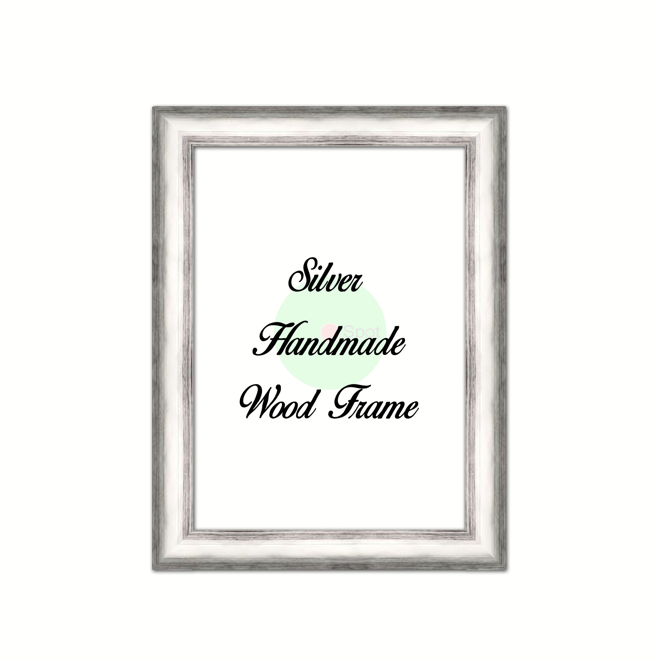 Silver Wood Frame Signature Framed Perfect Modern Comtemporary Photo Art Gallery Poster Photograph Wall Decor