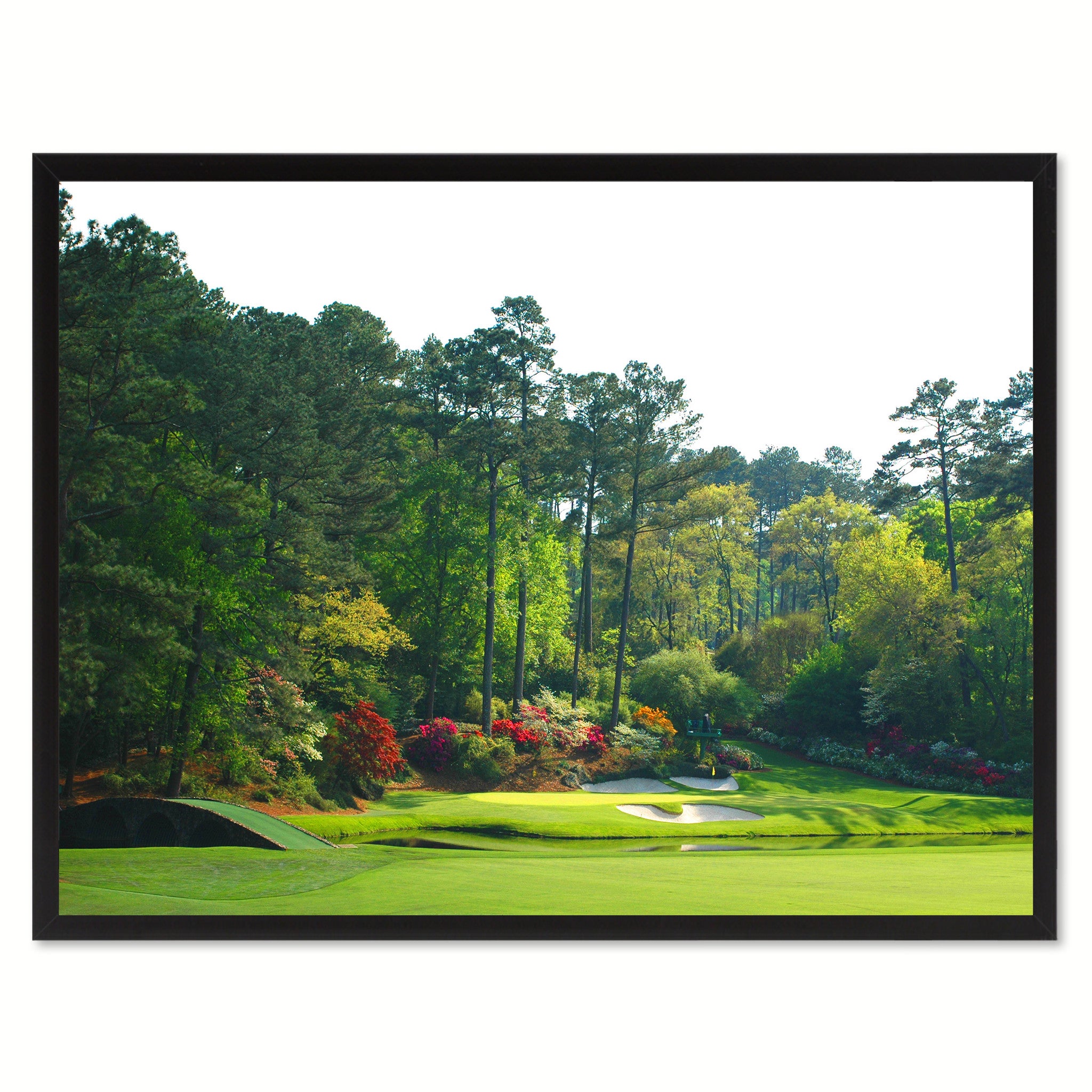 Augusta Golf Course Photo Canvas Print Pictures Frames Home Décor Wall Art Gifts