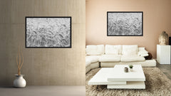 Golden rye paddy ready for harvest Black and White Landscape decor, National Park, Sightseeing, Attractions, Black Frame