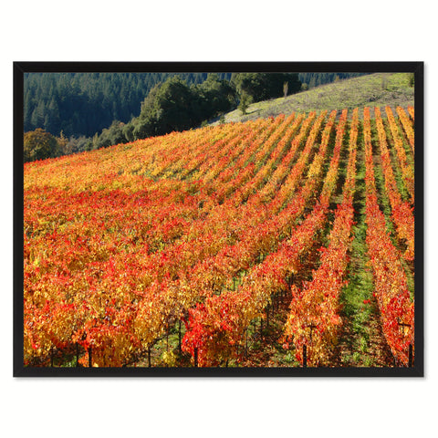 Autumn Tree Purple Landscape Photo Canvas Print Pictures Frames Home Décor Wall Art Gifts