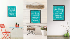 Our Family Kept By God Quote Saying Home Decor Wall Art Gift Ideas 111841