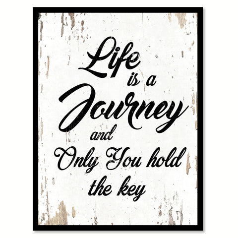 Life Is A Journey Quote Saying Home Decor Wall Art Gift Ideas 111794