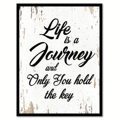 Life Is A Journey Quote Saying Home Decor Wall Art Gift Ideas 111794