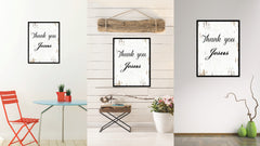 Thank You Jesus Quote Saying Gift Ideas Home Decor Wall Art 111606