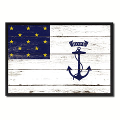 Valley Forge 1st Rhode Island Regiment Military Flag Vintage Canvas Print with Picture Frame Home Decor Man Cave Wall Art Collectible Decoration Artwork Gifts