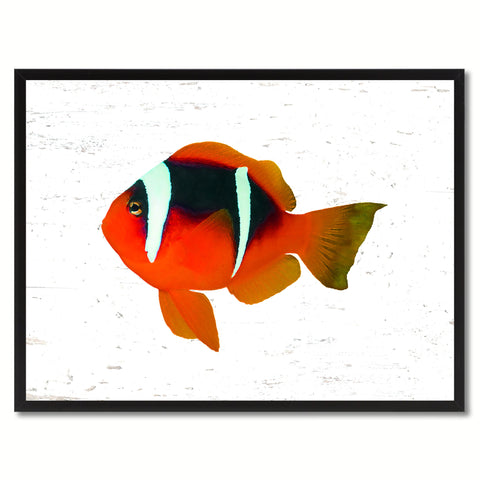 Red Tropical Fish Painting Reproduction Gifts Home Decor Wall Art Canvas Prints Picture Frames