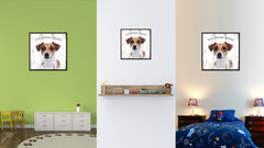 Jack Russell Terrier Dog Canvas Print Picture Frame Gift Home Decor Wall Art Decoration