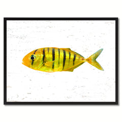 Yellow Tropical Fish Painting Reproduction Gifts Home Decor Wall Art Canvas Prints Picture Frames