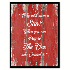 Why wish upon a star  Quote Saying Gift Ideas Home Décor Wall Art