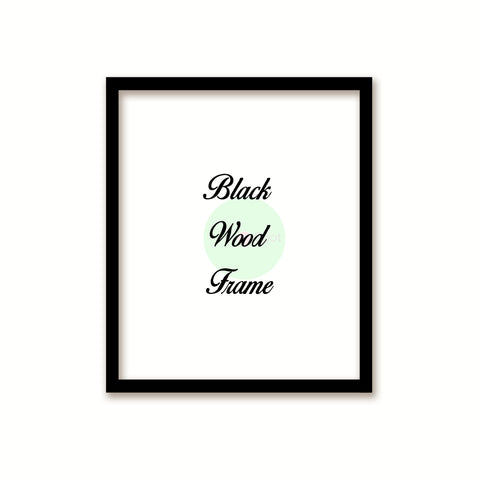 Black Wood Frame Signature Frames Perfect Modern Comtemporary Photo Painting Artwork Craft Project Wall Decor
