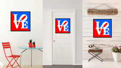 Love Statue Sign Canvas Print Picture Frame Gifts Home Decor Wall Art Decoration