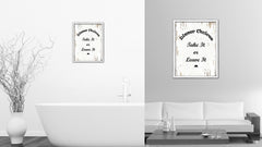 Dinner Choices Take It Or Leave It Vintage Saying Gifts Home Decor Wall Art Canvas Print with Custom Picture Frame