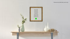 Gold Victorian Bead Wood Frame Perfect for Poster Photograph Antique Picture Photo Art Gallery Home Decor