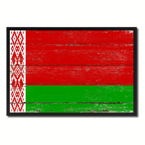 Djibouti Country National Flag Vintage Canvas Print with Picture Frame Home Decor Wall Art Collection Gift Ideas