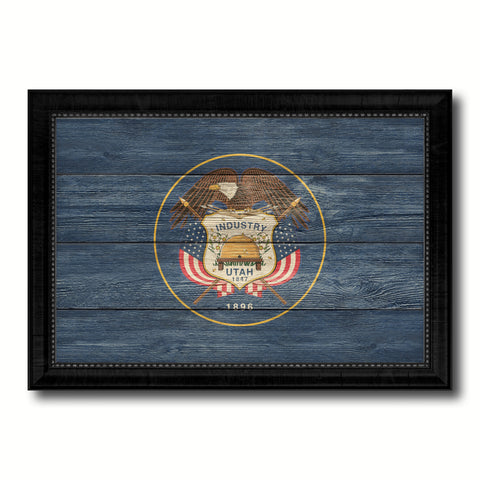 Utah State Vintage Map Home Decor Wall Art Office Decoration Gift Ideas