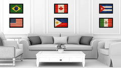 Philippines Country Flag Texture Canvas Print with Black Picture Frame Home Decor Wall Art Decoration Collection Gift Ideas