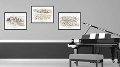 Tuscany Italy Winery Canvas Print Pictures Frames Home Décor Wall Art Gifts