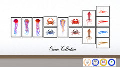 Red Crab Painting Reproduction Home Decor Gifts Canvas Prints Picture Frame Wall Art