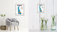Delaware Flag Gifts Home Decor Wall Art Canvas Print with Custom Picture Frame