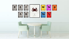 Zodiac Cancer Horoscope Astrology Canvas Print, Picture Frame Home Decor Wall Art Gift