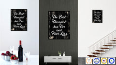 The Best Therapist Has Fur And Four Legs Motivation Quote Saying Gifts Ideas Home Decor Wall Art
