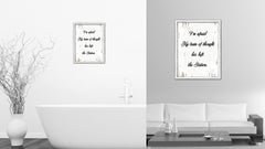 I'm Afraid My Train Of Thought Has Left The Station Vintage Saying Gifts Home Decor Wall Art Canvas Print with Custom Picture Frame