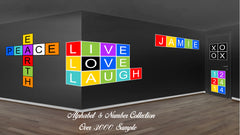 Alphabet B Green Canvas Print Black Frame Kids Bedroom Wall Décor Home Art