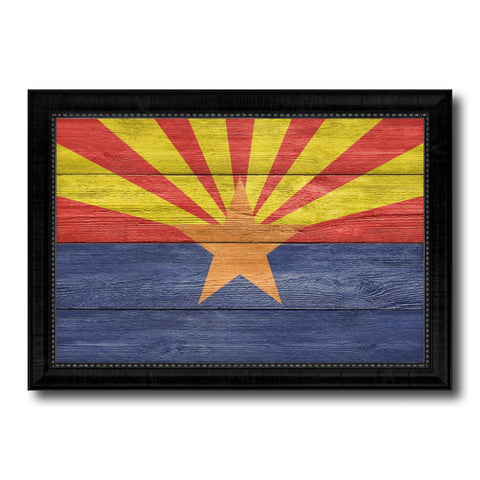 Arizona State Flag Gifts Home Decor Wall Art Canvas Print Picture Frames