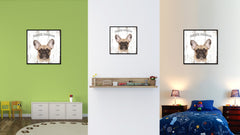 French Bulldog Dog Canvas Print Picture Frame Gift Home Decor Wall Art Decoration