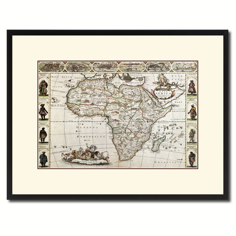 Europe In The Middle Ages Crusades Vintage Sepia Map Canvas Print, Picture Frame Gifts Home Decor Wall Art Decoration