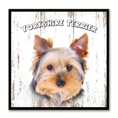 Yorkshire Terrier Dog Canvas Print Picture Frame Gift Home Decor Wall Art Decoration