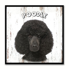 Poodle Dog Canvas Print Picture Frame Gift Home Decor Wall Art Decoration