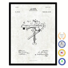 1899 Lemon Squeezer Old Patent Art Print on Canvas Custom Framed Vintage Home Decor Wall Decoration Great for Gifts
