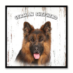 German Shepherd Dog Canvas Print Picture Frame Gift Home Decor Wall Art Decoration