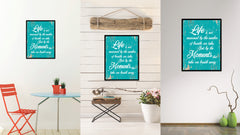 Life Is Not Measured By The Number Of Breaths Quote Saying Home Decor Wall Art Gift Ideas 111799