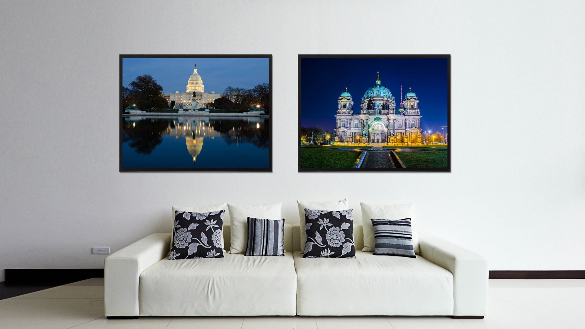 Berliner Dom Cathedral Landscape Photo Canvas Print Pictures Frames Home Décor Wall Art Gifts