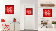 Love Adult Sign Canvas Print Picture Frame Gifts Home Decor Wall Art Decoration