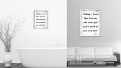 Nothing Is Sexier Than Someone Who Wants You Vintage Saying Gifts Home Decor Wall Art Canvas Print with Custom Picture Frame