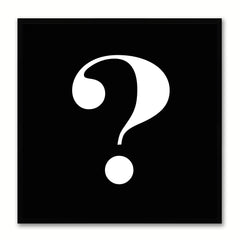 Question Social Media Icon Canvas Print Picture Frame Wall Art Home Decor