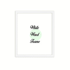 White Wood Frame Signature Frames Perfect Modern Comtemporary Photo Art Gallery Poster Photograph Home Decor