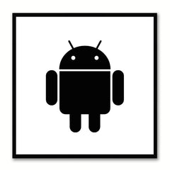 Android Social Media Icon Canvas Print Picture Frame Wall Art Home Decor