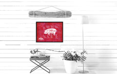 Pork Meat Pig Cuts Butchers Chart Canvas Print Picture Frame Home Decor Wall Art Gifts